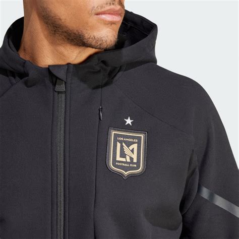 los angeles adidas schwarz|adidas Los Angeles FC Designed for Gameday Anthem Jacke.